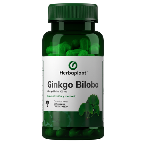 HERBAPLANT GINKGO BILOBA 300MG CAP X 30